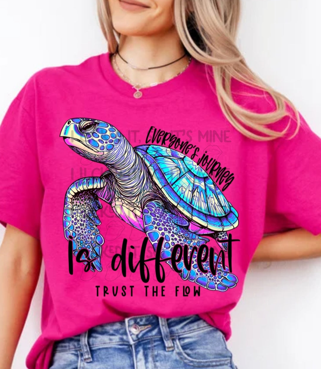 Everyone's Journey Is Different Trust The Flow DTF