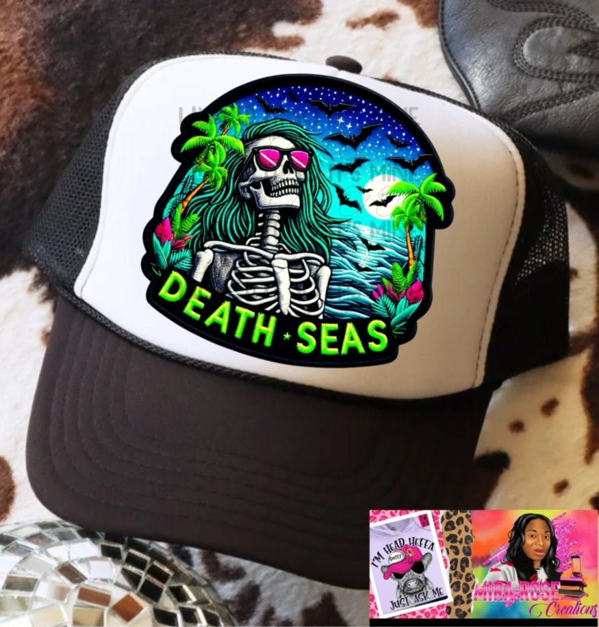 Death Seas Black Trucker Hat