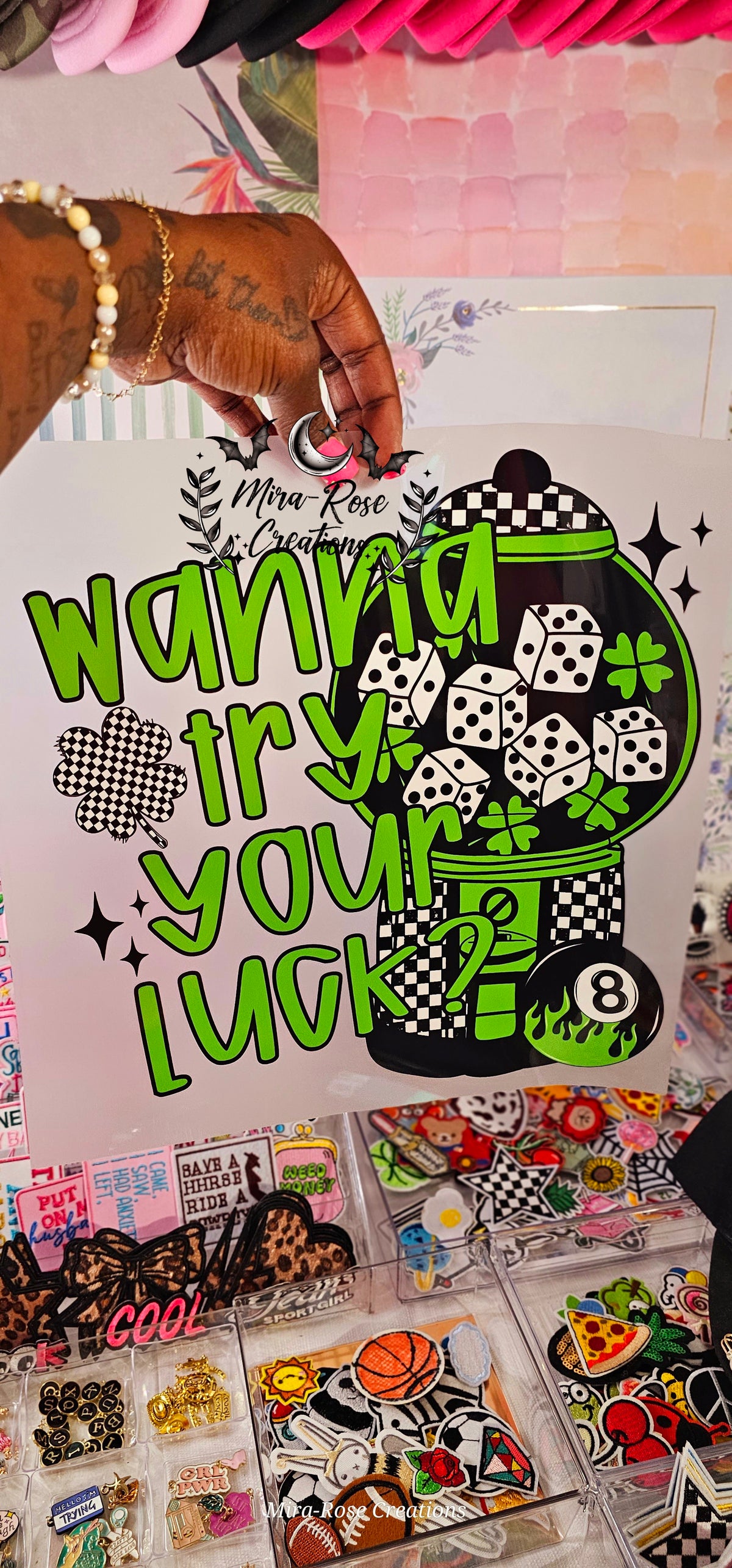 Wanna Try Your Luck DTF Transfer