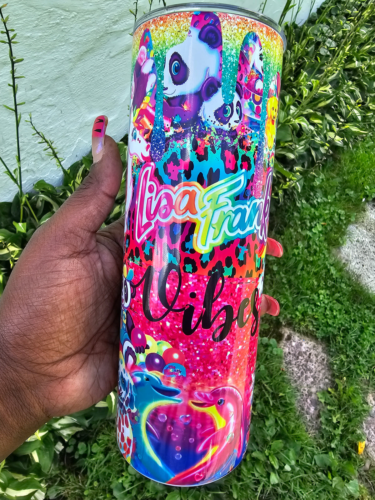 Lisa Frank Vibes Tumbler
