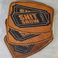 Shit Show Ticket Leather Hat Patch