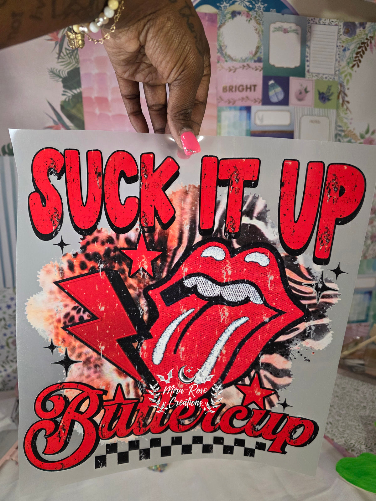 Suck It Up Buttercup DTF Transfer