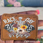 Race Day Vibes Leather Hat Patch