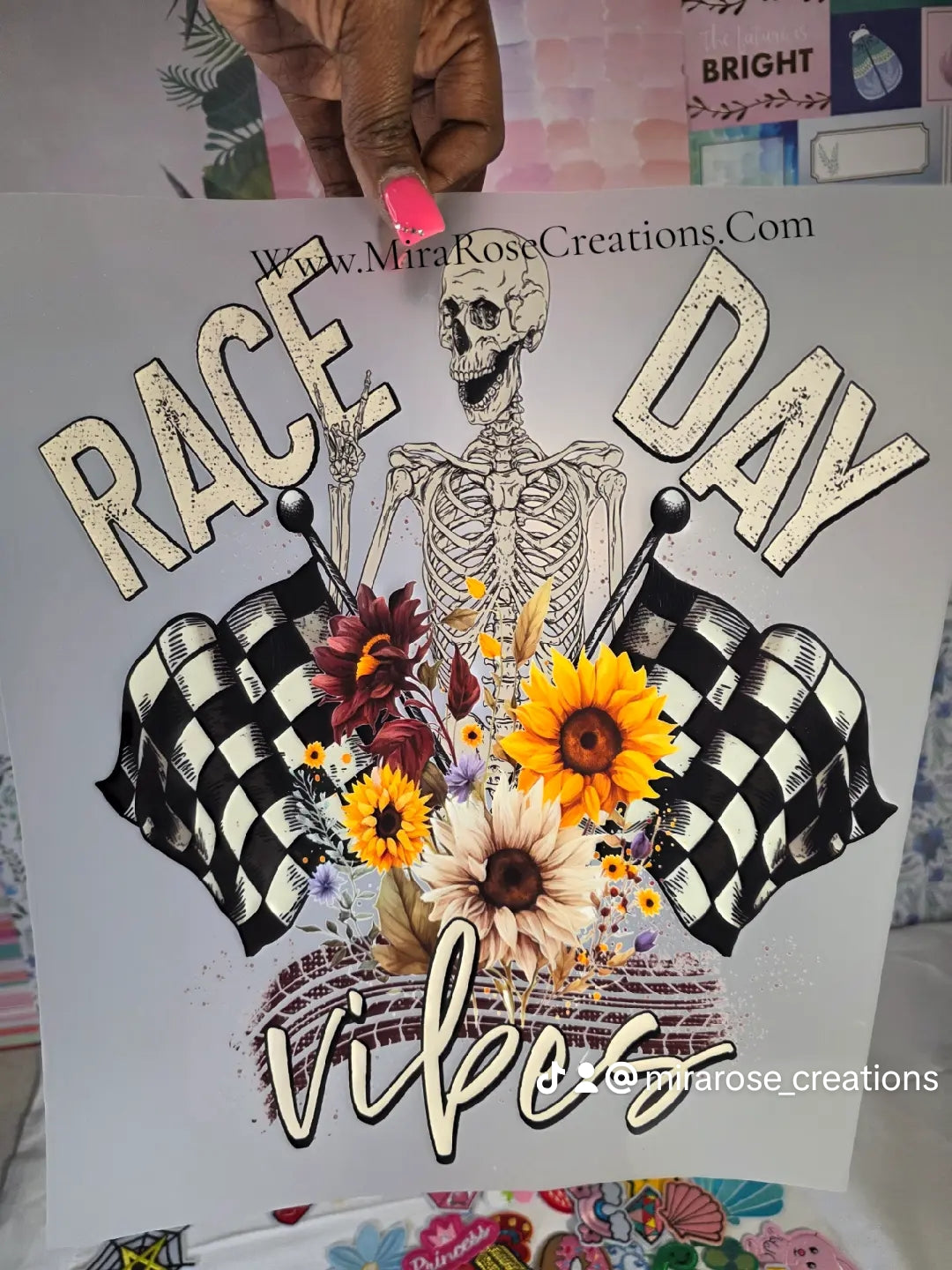 Race Day Vibes DTF Transfer