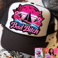 Bad Bitch Black Trucker Hat