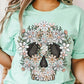 Flower Skull DTF