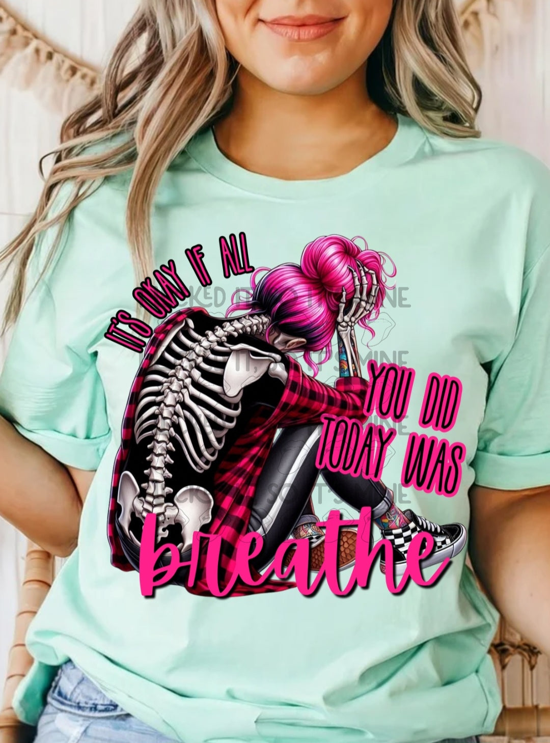 It's Okay If All You Did Today Was Breathe DTF