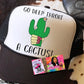 Go Deep Throat A Cactus Pink Trucker Hat