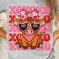 Highland Cow Valentine DTF