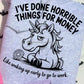 I've Done Horrible Things For Money DTF Transfer
