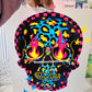 Neon Skull DTF Transfer