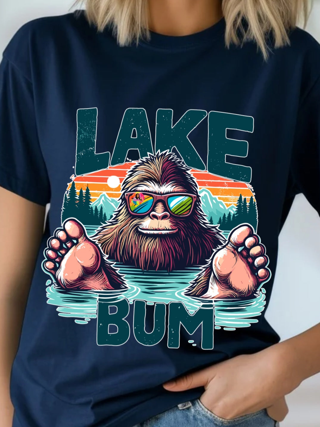 Bigfoot Lake Bum Tee