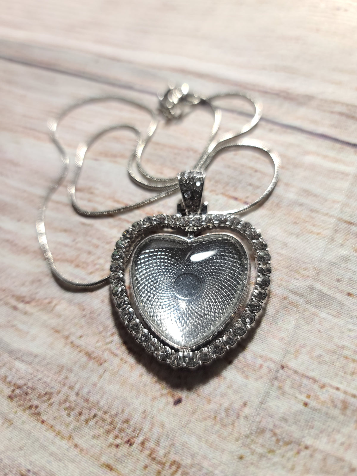 Heart Rhinestone Pendent
