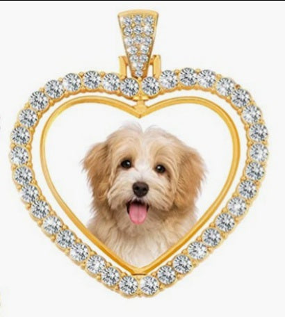 Heart Rhinestone Pendent