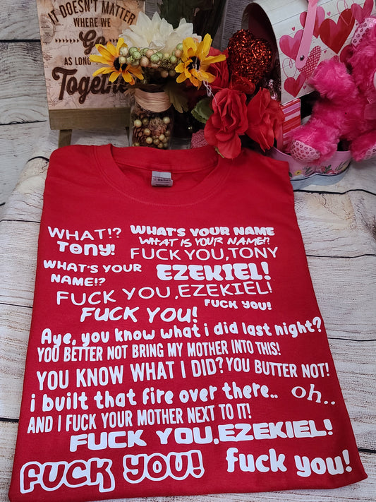 Tony vs Ezekiel Shirt